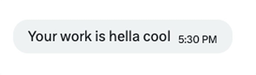 User response to Animo feature